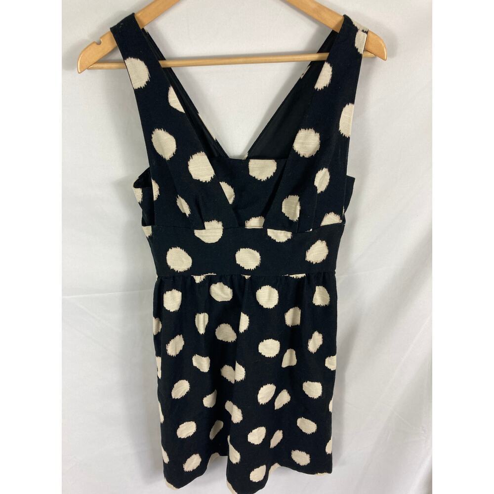 Ann Taylor LOFT Polka Dot Double V Dress Size 0
